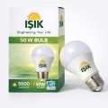 LED Bulb [ISIK] 12W/18/30W/50W– Energy Saving, Bright White Light – High Brightness – Home & Office Use. 