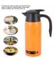 12V 24V Stainless steel Car Electric Kettle 1000ML and 800ML Large Capacity Portable Car Kettle and thermos. 