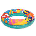 Bestway Inflatable Designer Printed Swim Ring - 22 inches For Kids Play in Swimming Pool 36013, Kids Sea Adventure Floating Ring, Swimming Essentials, Baby Lounge Swim Ring Swimming. 