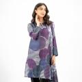 Maahru - Unstitched fabric for women - 2 Piece - Shirt & Dupatta - Spotted Twighlight. 