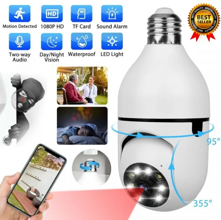 Surveillance%20Camera%202.4G%20Wifi%20E27%20Wireless%20Security%20Monitor%20Cam%20Night%20Vision%20Full%20Color%20Automatic%20Human%20Tracking%20-%20Image%205