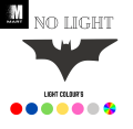 Batman  3D Led Night Light wooden 7mm thick Lamp, Gamming Room Decor, Kids Room decor, Batman Logo Led Lamp. 