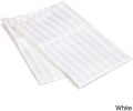 Pack of 2 Hotel Stripe Pillow Covers | Pure Cotton Satin Plain Pillow Cases. 