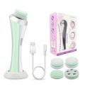 3 in 1 Electric facial cleansing brush  Multifunction Facial Face Facial Cleansing Brush Spa Skin Care Massage  Electric Facial Cleansing Brush Rechargeable Note random color will be deliver. 