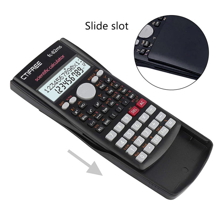 CTIFREE Original FC-82MS Scientific Calculator – 240 Functions, Portable & Ideal for Students, Perfect for School and Exam Use