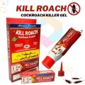 Pack of 3 Kill Roach Cockroach Killer Gel, Insecticide Efficient Anti-Roach Bait, 40 grams Roaches Killing Tube, Eliminates Cockroaches Anywhere Indoor and Outdoor Including Kitchen, Bedrooms, Washroom, Bathroom, Offices, Highly Attractive Acid Trap. 
