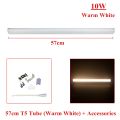 【Topnotch Store】Led T5 Tube 6W 10W For Home Warm White Cool White Aluminum AC200-240V Led Wall Tube Fluorescent Light. 