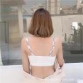 Thin Padded Non-wired Seamless, letter straps beautiful back wrap chest, vest with chest pad seamless bottom bandeau girl's bra Free Size 30 - 36. 