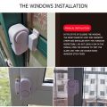 Independent Wood Door Alarm Sensor Window Detector With 80Db Buzzer Burglar Security Alarm System LR44 button Battery. 