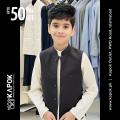 Charcoal Waistcoat for Boys | Kapok Kids. 