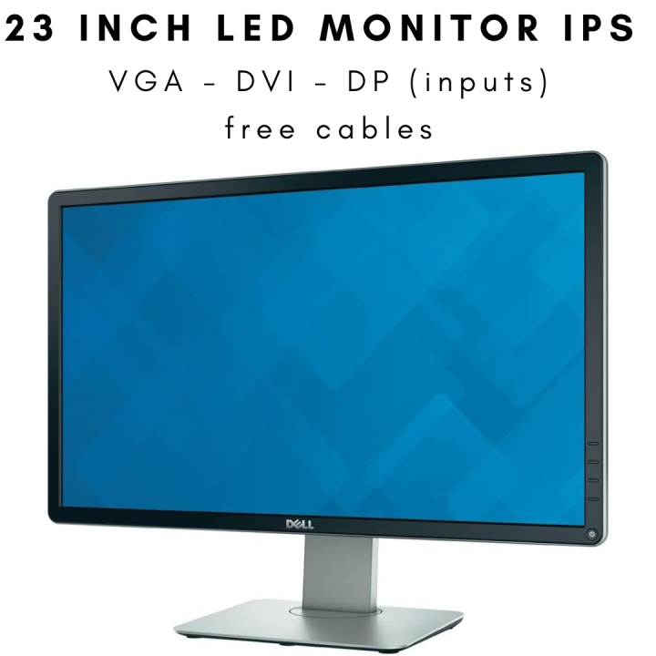23 inch LED MONITOR | 1920 X 1080P IPS LED | VGA - DVI - DP INPUTS