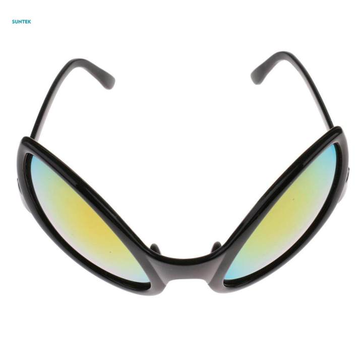 2xNovelty Alien Sunglasses Party Glasses Fancy Dress Costume Role Play Black