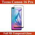 Tecno Camon 16 Pro Tempered Glass 9D Full Edge To Edge For Tecno Camon 16 Pro. 
