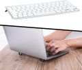 ENRG Mini Laptop Stand Riser For Computer Keyboard Mini Invisible Laptop Kickstand For Desk Computer Keyboard MacBook Notebook Stand Riser Hinge Bracket Lefter Aluminum. 