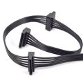 PCIe 6Pin Male to 3 SATA Supply Cable for Seasonic Focus Plus Platinum FOCUS+ Series 850PX 750PX 650PX 550PX PSU. 