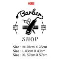 Hot BARBER Wall Sticker Hair Nail Beauty Salon Wall Art Wall Paper For Barber Store Home Decoration Nordic Style Home Decoration. 