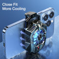 X20 Universal Mobile Cooling Fan Game Plugin Silent Radiator Phone Cooler System RGB Lights Dual Gears Two Speed Modes | Adjustable Portable Heat Sink Gamepad Trigger Holder Semiconductor USB Phone Radiator | For Gaming PUBG FREEFIRE. 