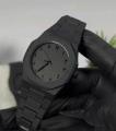 Arabic Aura Minimalist Black Men's Analog Wrist Watch – Arabic Numerals | Ultra Sleek Design analog men's watch | stylish men's wristwatch. 