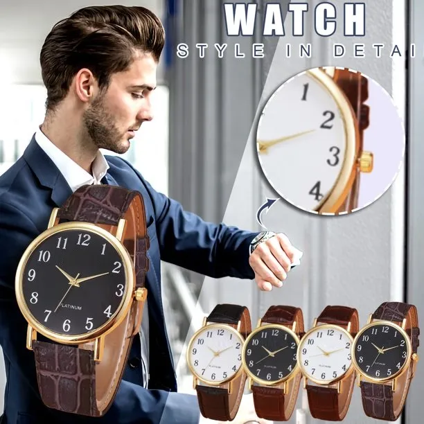 Analog%20Leather%20Men%20Wrist%20Watch%20-%20Brown%20For%20Gents%20Watch%20For%20MenWomen%20-%20Image%204