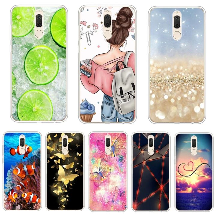 Case For Huawei Mate 10 Lite Cover Cute Soft TPU Case For Huawei Mate 10 Lite RNE-L21 RNE-L01 RNE-L02 Bumper Coque Etui