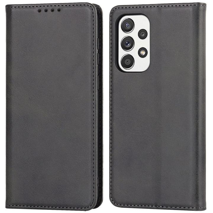 For Samsung Galaxy A13 4G - Full Protective Premium Soft Leather Front and Back Kickstand Flip Cover Case For Samsung Galaxy A13 4G