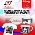 Sublimation Paper For Mug size | 4"x 9  | 110 Sheets mug Printing Transfer paper. 