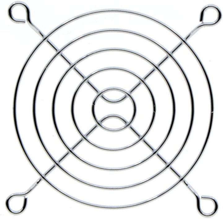 80mm Fan Grills Metal Mesh Finger Guard Protective Net Fan Grill Computer Case Fan Grill