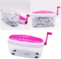 Mini Hand Shredder Paper Quilling Tools Handmade A4 Paper Document Cutting Machine Tool for Office Home School (Rosy). 