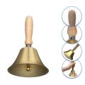 Wooden Handle Bell-1 x hand bell-en & Wood color. 