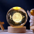 Creative Galaxy Galaxy Planet Crystal Ball Night Light for Nursery Room and Children Bedroom Lamp. 