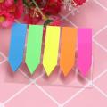 Pack of 200  Sticky Memo Flags   Bookmark Transparent Sticker ( 20 Sheets x 5 Colors EACH Pack ). 