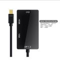 3 In 1 Mini displayport DP Thunderbolt to DVI VGA HDMI-compatible Converter Adapter cable for iMac Mac Mini Pro Air Book type1. 