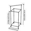 360 Degree Rotating Garment Rack 4 different shape – Durable Metal Frame, Powder Coated Finish, with Wheels – Ideal for Home or Boutique. 