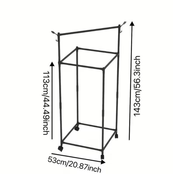 360%20Degree%20Rotating%20Garment%20Rack%204%20different%20shape%20%E2%80%93%20Durable%20Metal%20Frame,%20Powder%20Coated%20Finish,%20with%20Wheels%20%E2%80%93%20Ideal%20for%20Home%20or%20Boutique%20-%20Image%204