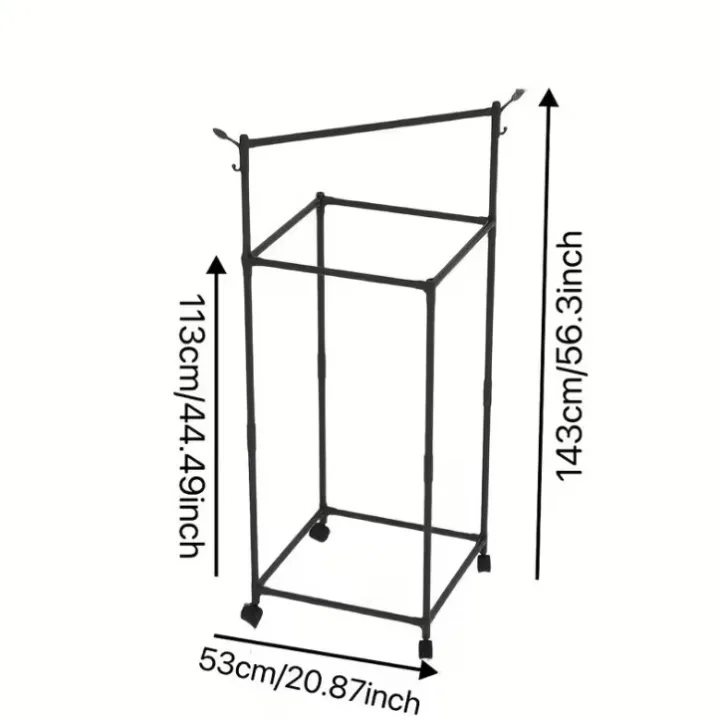 360%20Degree%20Rotating%20Garment%20Rack%204%20different%20shape%20%E2%80%93%20Durable%20Metal%20Frame,%20Powder%20Coated%20Finish,%20with%20Wheels%20%E2%80%93%20Ideal%20for%20Home%20or%20Boutique%20-%20Image%204
