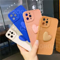 For Vivo Y15 Cover Fashion Klein Blue Love Heart Matte Phone Case Camera Lens Protection Soft Liquid Silicone Shockproof Protective Back Cover. 