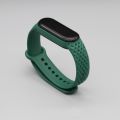 For Mi Band 6 Strap Xiaomi Band 5 Wristband Pattern Silicone Replacement Band for Mi Band 6/5. 