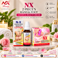 NX Beauty - 2 pics N X hand and foot cream + Lotion. 