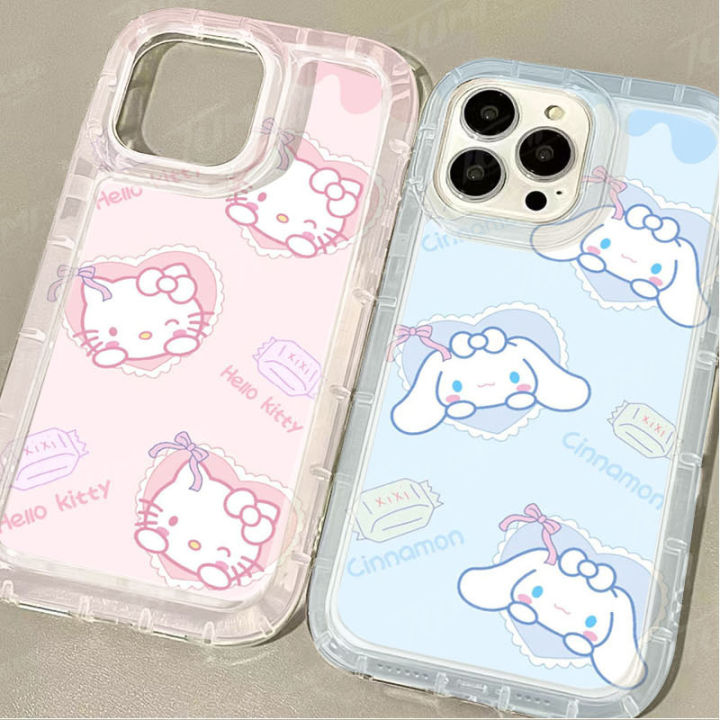 Sanrio Hello Kitty Cinnamoroll Case for Samsung Galaxy S24 Ultra S23 S22 S21 FE S20 Plus Note 20 10 Pro A34 A54 A33 A53 Cover