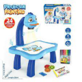 Child Learning Desk With Smart Projector Kids Painting Table Toy With Light Children Educational Tool Drawing Table. 