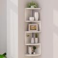 PAKWOOD 5 Layer DIY Wall Mounted Shelves  Wall Mounted Corner Storage - Bookshelf. 