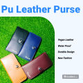Dunbollu Slim long PU Leather Wallet for Men Boy With Zip - Cardholder Gents wallet. 