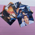BTS Album Photocards Pack of 7 for Deco - Double side Album With Logo Large. 