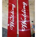 Wedding plates for cars. 