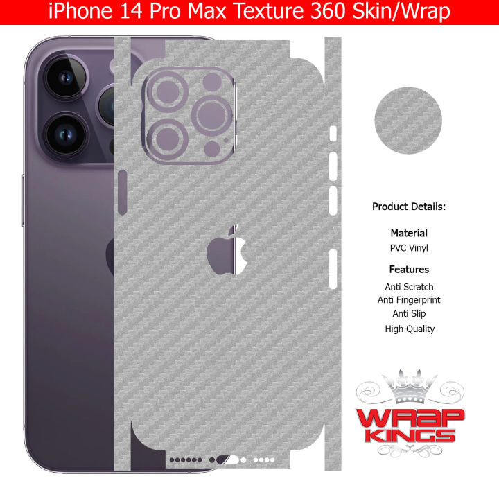 iPhone%2014%20Pro%20Max%20Skin/Wrap%20360%20Protection%20Sheet/%20Carbon%20fiber/%20Matte/%20Transparent/%20Lamination%20Back%20And%20Sides%20Included%20Camera%20Skin%20-%20Image%203