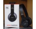 P47 Over-Ear Wireless Headphones Bluetooth 5.1 SD Card Support FM Mic LED Lights. 