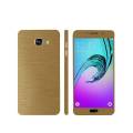 Samsung Galaxy A7 2016 Golden Brushed Metal Texture Mobile Skin. 
