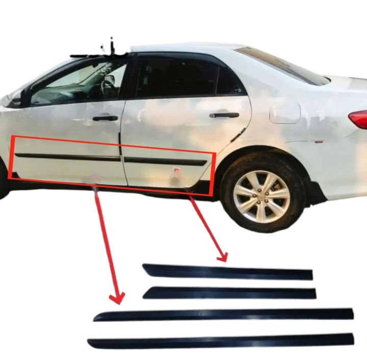 Toyota Corolla Door Moulding Door Patti Side Strips Body Moulding 2009 2010 2011 2012 2013 Also Fit In Other Cars