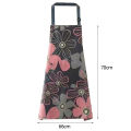 Cooking Apron Waterproof Nordic Style Adult Print Cooking Apron. 