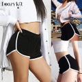 Women High Stretch Yoga Shorts Sports Running Loose Home Shorts. 